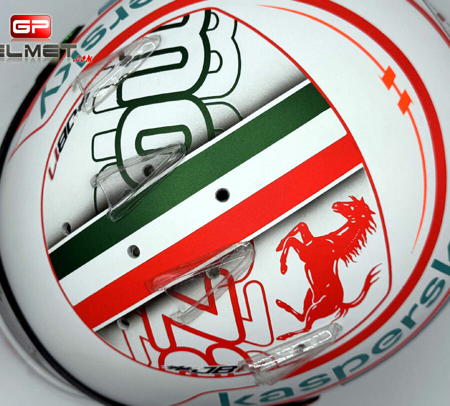 Charles Leclerc 2021 Replica helmet - Monza GP Ferrari F1 Charles Leclerc