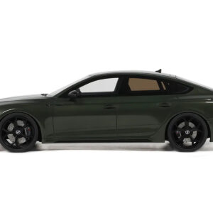 2023 Audi RS 5 Competition Dark Green Metallic 1/18 Model Car by GT Spirit from the Audi store collection.