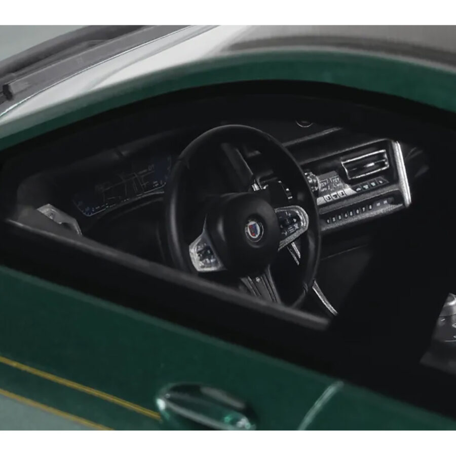 2023 BMW Alpina B8 Gran Coupe Green Metallic 1/18 Model Car by GT Spirit Automotive