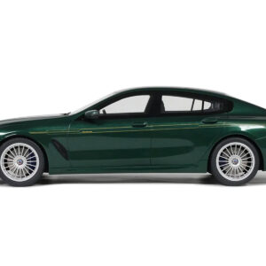 2023 BMW Alpina B8 Gran Coupe Green Metallic 1/18 Model Car by GT Spirit by Diecast Mania