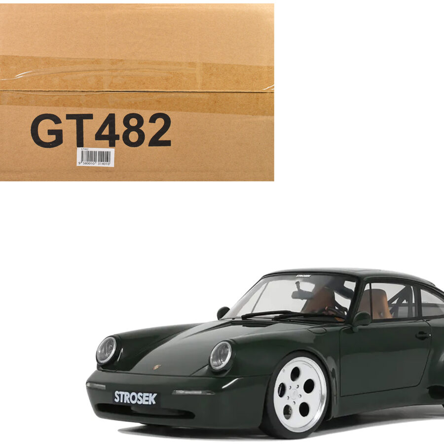 2024 Porsche 911 Strosek Mega 30 Green 1/18 Model Car by GT Spirit Automotive