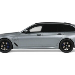 2023 BMW 530E XDrive M Silver Metallic 1/18 Model Car by GT Spirit by Diecast Mania