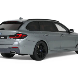 2023 BMW 530E XDrive M Silver Metallic 1/18 Model Car by GT Spirit by Diecast Mania