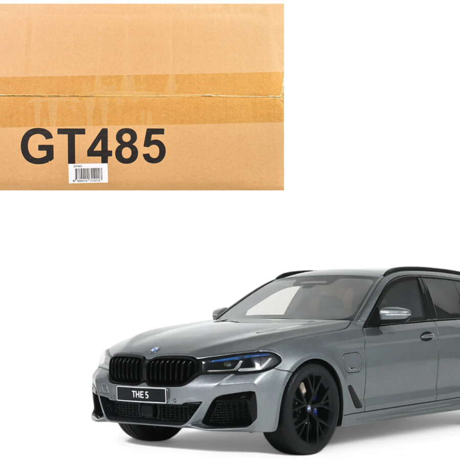 2023 BMW 530E XDrive M Silver Metallic 1/18 Model Car by GT Spirit Automotive