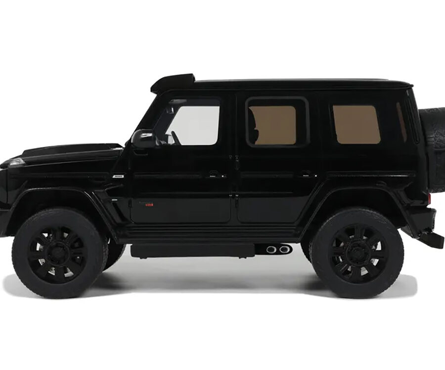2023 Mercedes-Benz Brabus G800 4x4 Black 1/18 Model Car by GT Spirit Automotive
