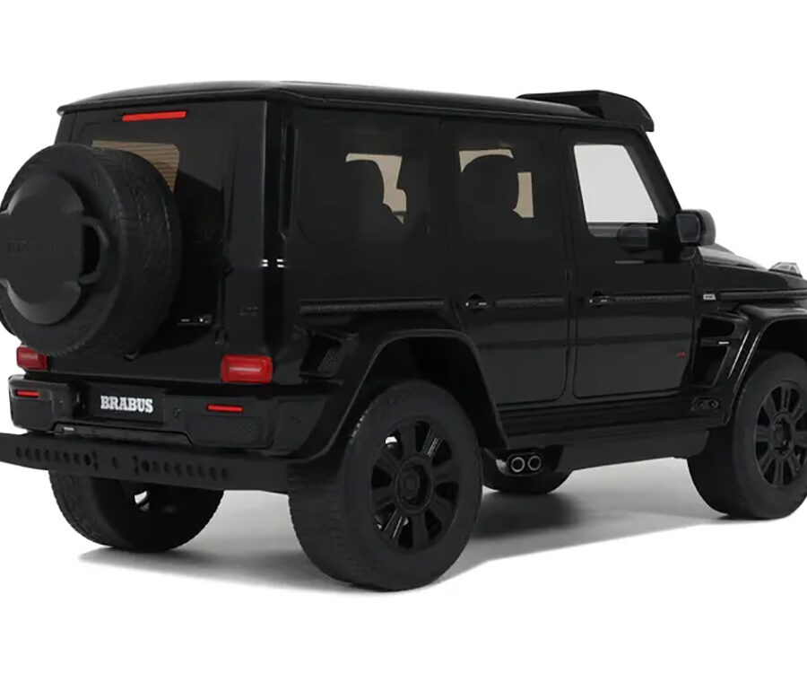 2023 Mercedes-Benz Brabus G800 4x4 Black 1/18 Model Car by GT Spirit Automotive