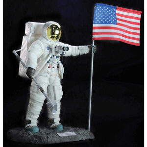 Neil Armstrong "Apollo 11 Commander - First Man On the Moon" Polyresin Statue "Statue Series" 1/8 Scale Model by Hobby Master  by Diecast Mania