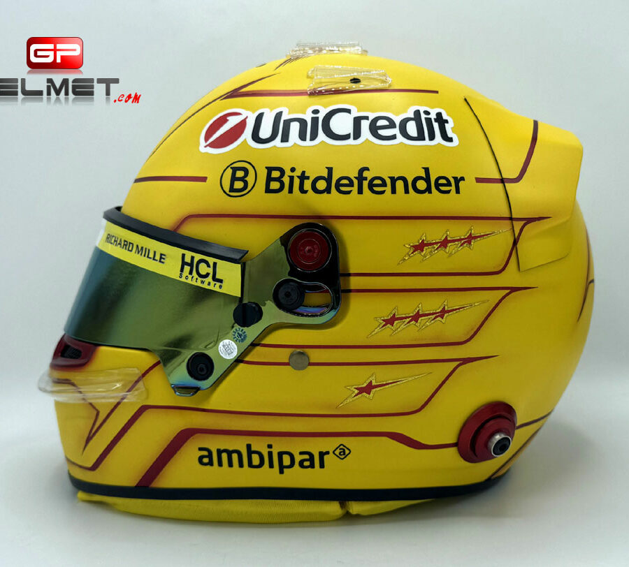 Lewis Hamilton 2025 F1 Helmet Ferrari F1 Formula 1 Memorabilia