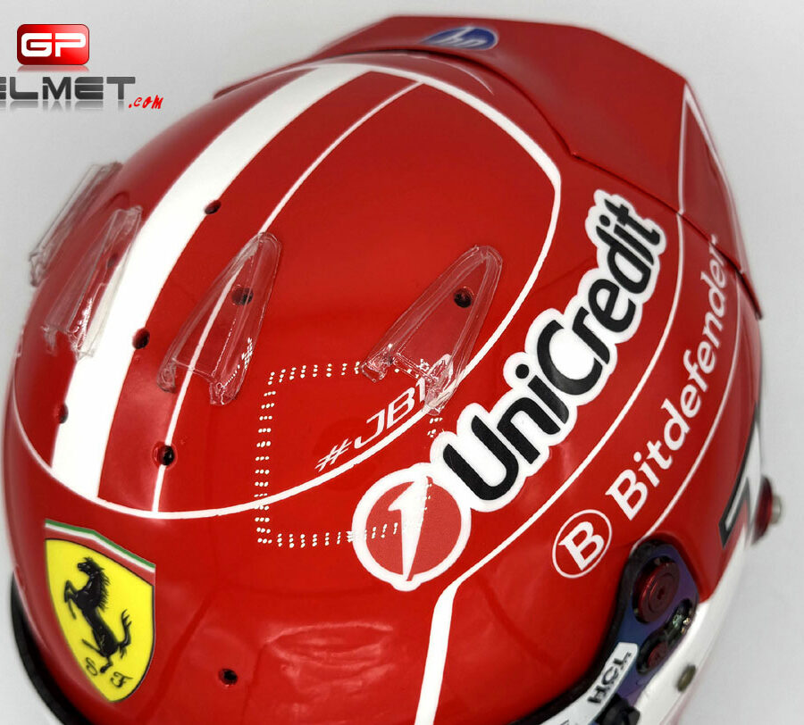 Charles Leclerc 2025 F1 Helmet Ferrari F1 Formula 1 Memorabilia