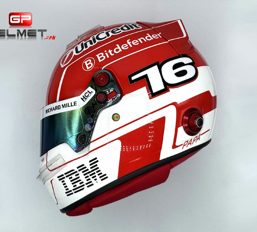 Charles Leclerc 2025 F1 Helmet Ferrari F1 from the Charles Leclerc store collection.