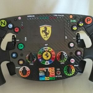 Ferrari SF1000 Replica Steering Wheel Sports Car Racing Collectibles by Grand Prix Memorabilia