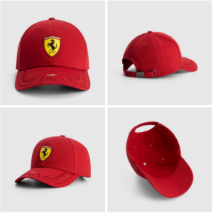 2025 Scuderia Ferrari F1 PUMA Italia Cap from the F1 Caps store collection.