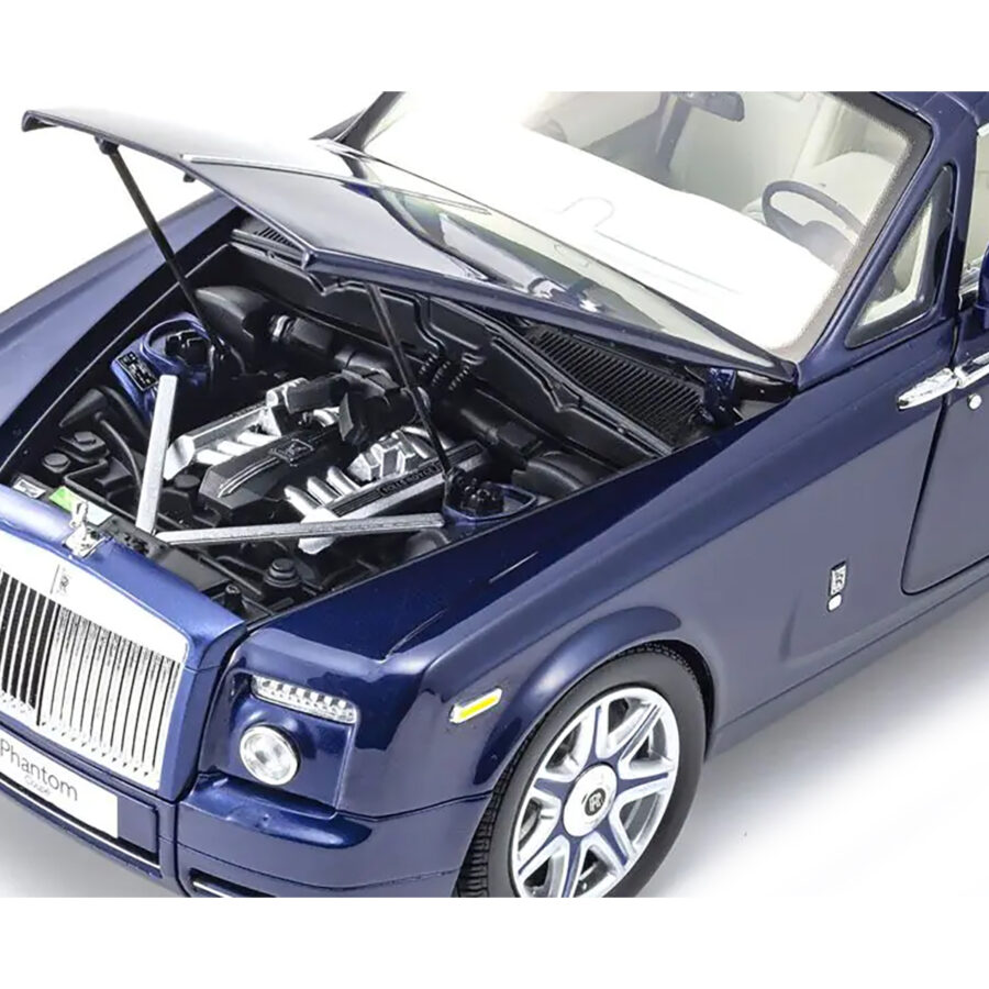 Rolls Royce Phantom Coupe Blue Metallic 1/18 Diecast Model Car by Kyosho Automotive