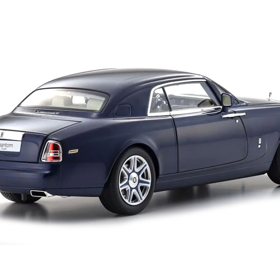 Rolls Royce Phantom Coupe Blue Metallic 1/18 Diecast Model Car by Kyosho Automotive