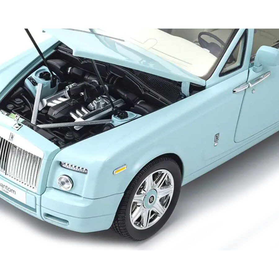 Rolls Royce Phantom Coupe Turquoise 1/18 Diecast Model Car by Kyosho Automotive