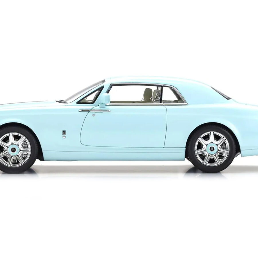 Rolls Royce Phantom Coupe Turquoise 1/18 Diecast Model Car by Kyosho Automotive