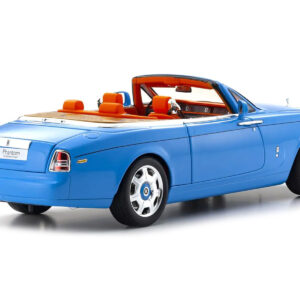 Rolls Royce Phantom Drophead Coupe Light Blue 1/18 Diecast Model Car by Kyosho Sports Car Racing Collectibles by Diecast Mania