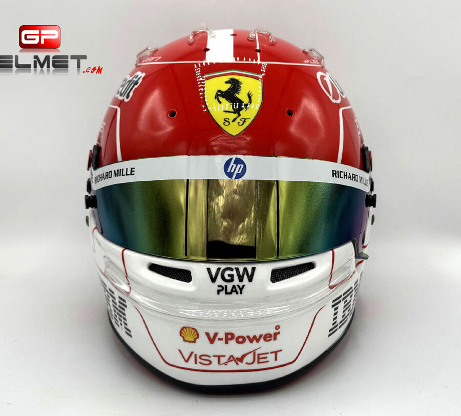 Charles Leclerc 2025 F1 Helmet Ferrari F1 Formula 1 Memorabilia
