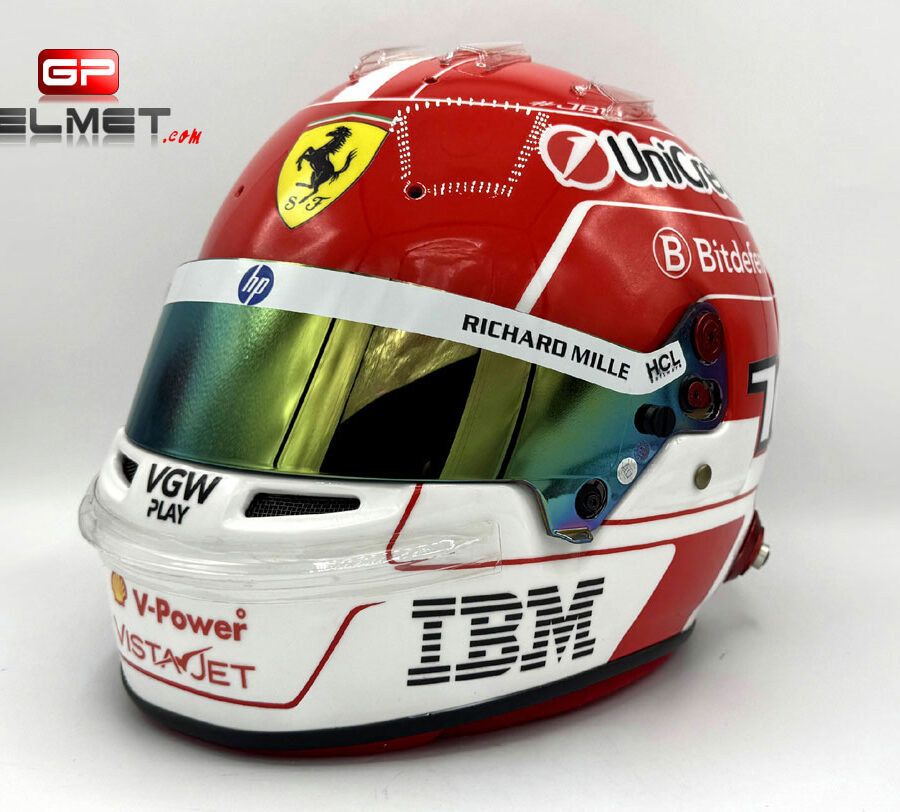 Charles Leclerc 2025 F1 Helmet Ferrari F1 Formula 1 Memorabilia