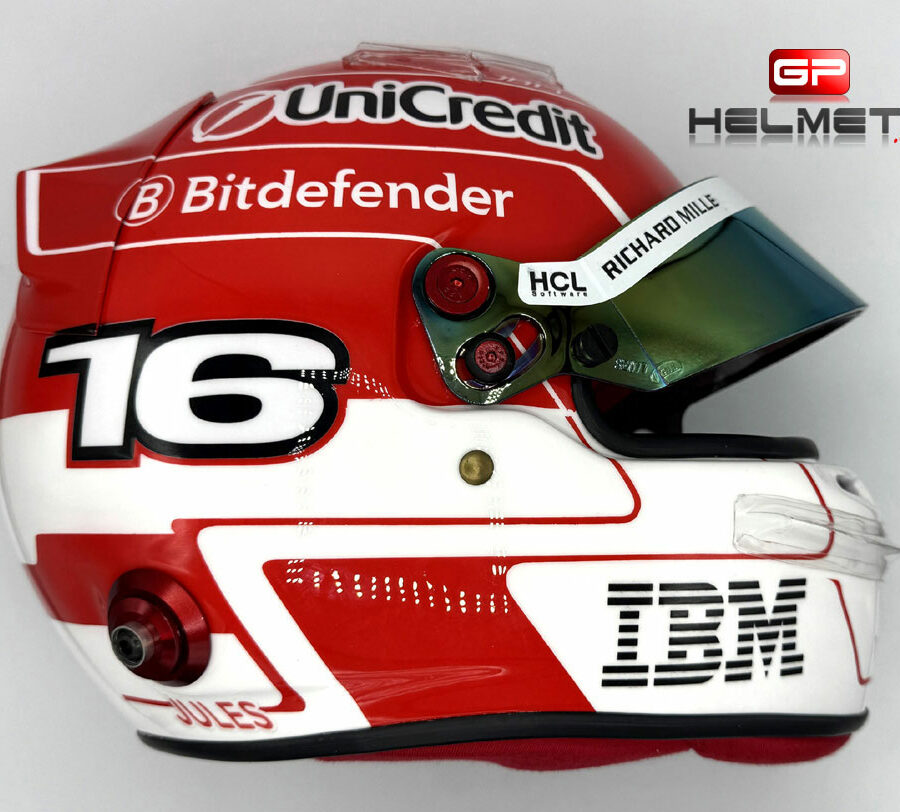 Charles Leclerc 2025 F1 Helmet Ferrari F1 Formula 1 Memorabilia