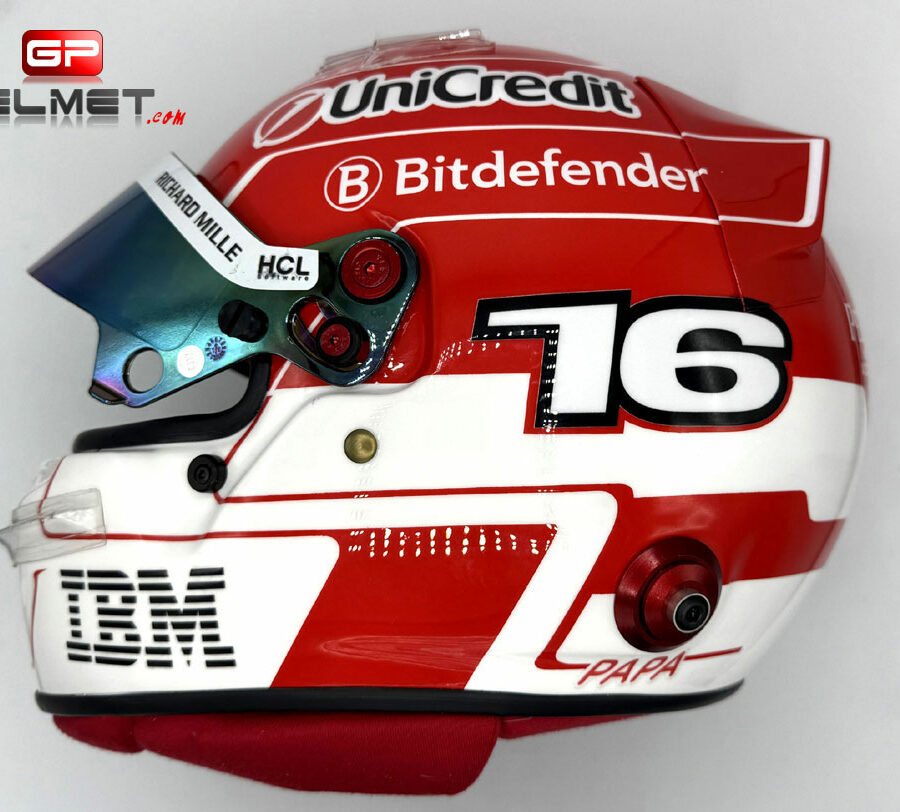 Charles Leclerc 2025 F1 Helmet Ferrari F1 Formula 1 Memorabilia