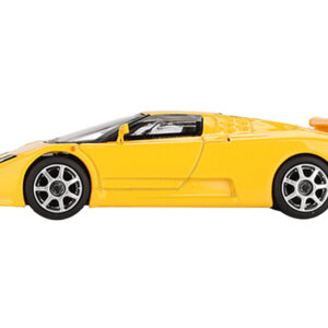 Bugatti EB110 Super Sport Giallo Bugatti Yellow Limited Edition 1/64 Diecast Model Car by Mini GT by Diecast Mania