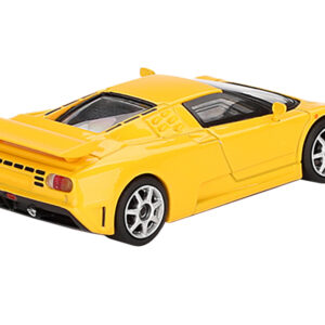 Bugatti EB110 Super Sport Giallo Bugatti Yellow Limited Edition 1/64 Diecast Model Car by Mini GT by Diecast Mania