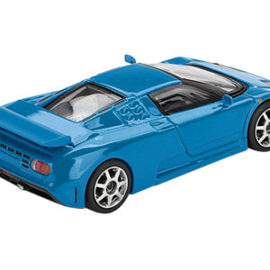 Bugatti EB110 Super Sport Blu Bugatti Blue Limited Edition 1/64 Diecast Model Car by Mini GT from the Bugatti store collection.