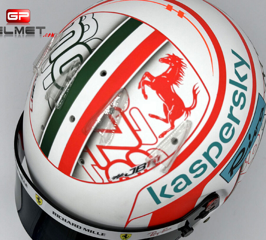 Charles Leclerc 2021 Replica helmet - Monza GP Ferrari F1 Charles Leclerc