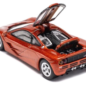 McLaren F1 Orange Metallic 1/64 Diecast Model Car by Pop Race from the McLaren F1 Memorabilia store collection.