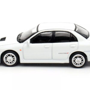 Mitsubishi Lancer Evolution IV RHD (Right Hand Drive) White "Indonesia Diecast Expo 2024 Exclusive" 1/64 Diecast Model Car by Pop Race from the Sports Car Racing Model Cars store collection.