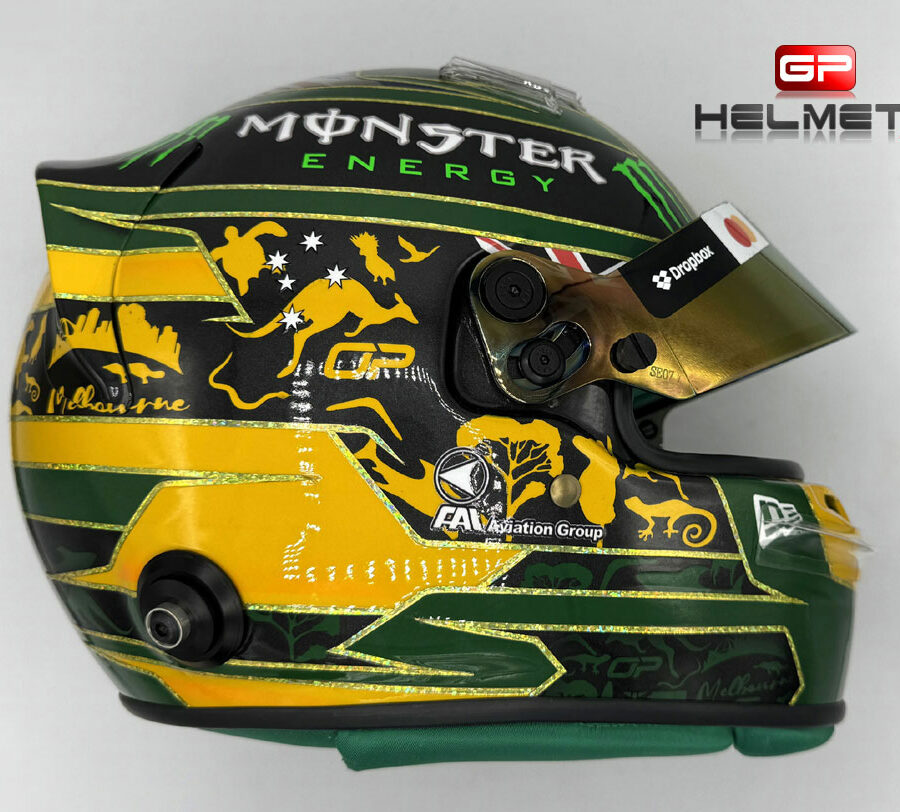 Oscar Piastri 2025 Melbourne GP F1 Helmet Mc Laren F1 F1 Collectibles