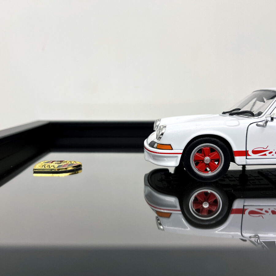 Porsche 911 Carrera RS 2.7 1:24 Handmade Framed Artwork Automotive