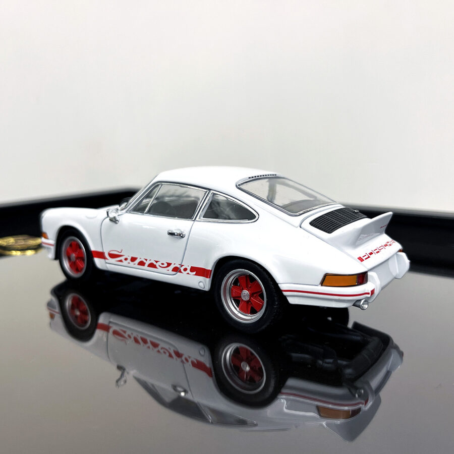 Porsche 911 Carrera RS 2.7 1:24 Handmade Framed Artwork Automotive