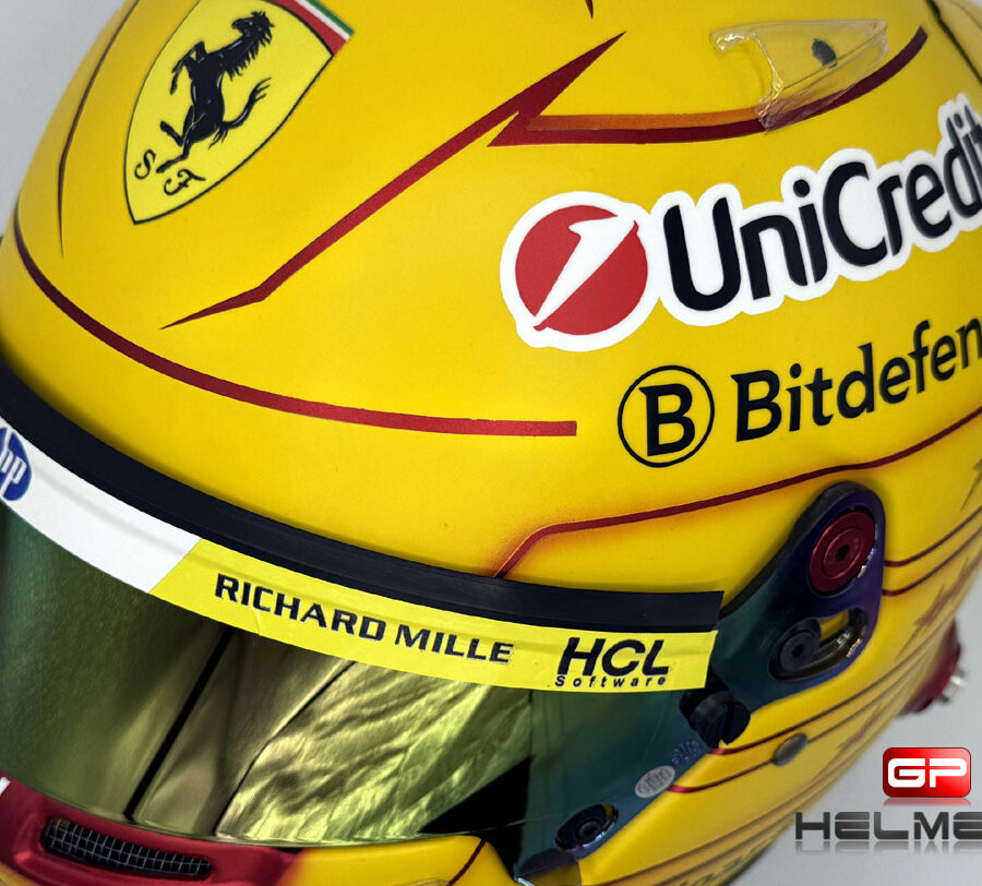 Lewis Hamilton 2025 F1 Helmet Ferrari F1 Formula 1 Memorabilia