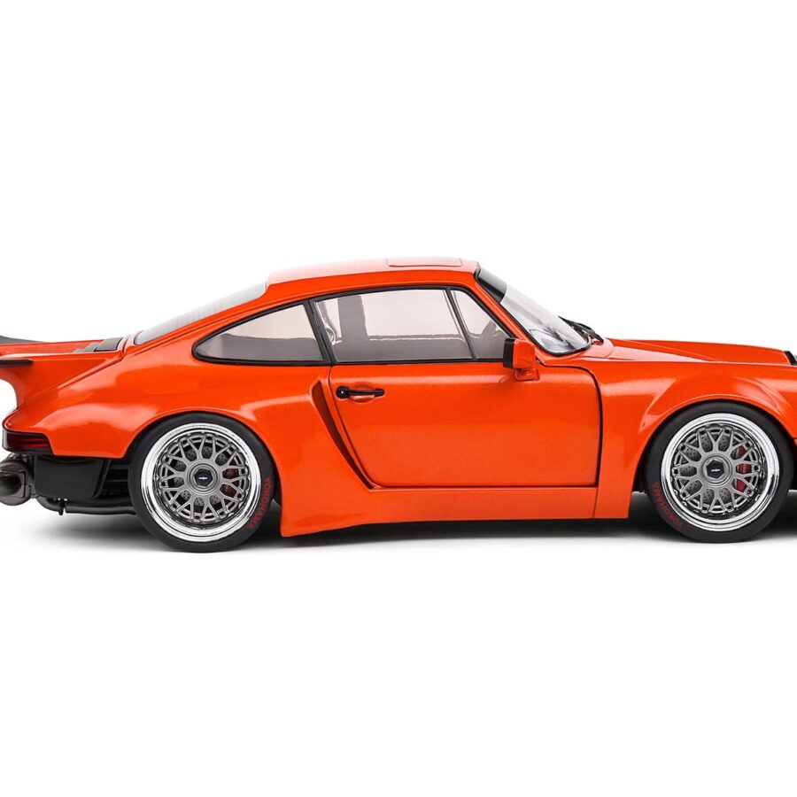 2022 Porsche 911 KS-R Orange Metallic 1/18 Diecast Model Car by Solido Automotive