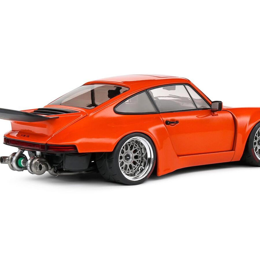 2022 Porsche 911 KS-R Orange Metallic 1/18 Diecast Model Car by Solido Automotive