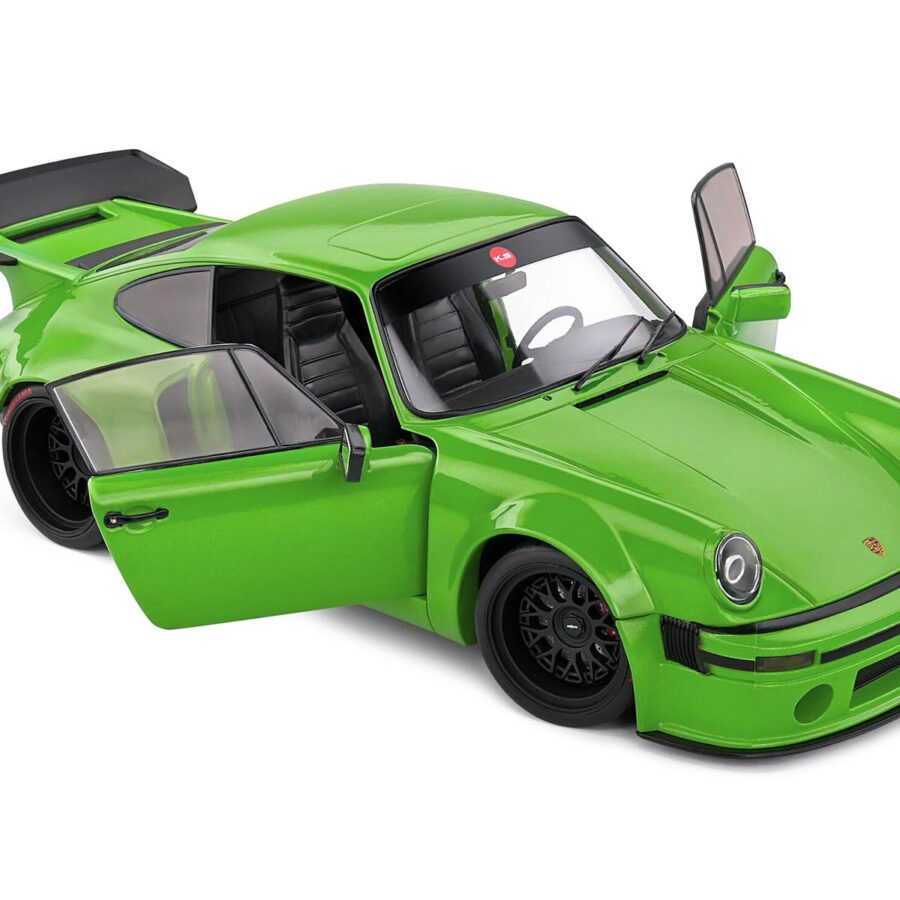 2022 Porsche 911 KS-R Green Metallic 1/18 Diecast Model Car by Solido Automotive