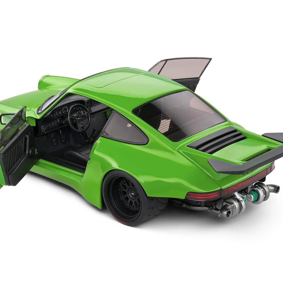 2022 Porsche 911 KS-R Green Metallic 1/18 Diecast Model Car by Solido Automotive
