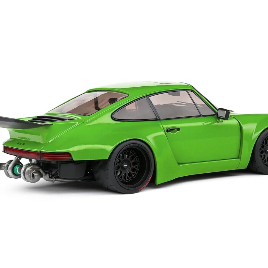 2022 Porsche 911 KS-R Green Metallic 1/18 Diecast Model Car by Solido Automotive