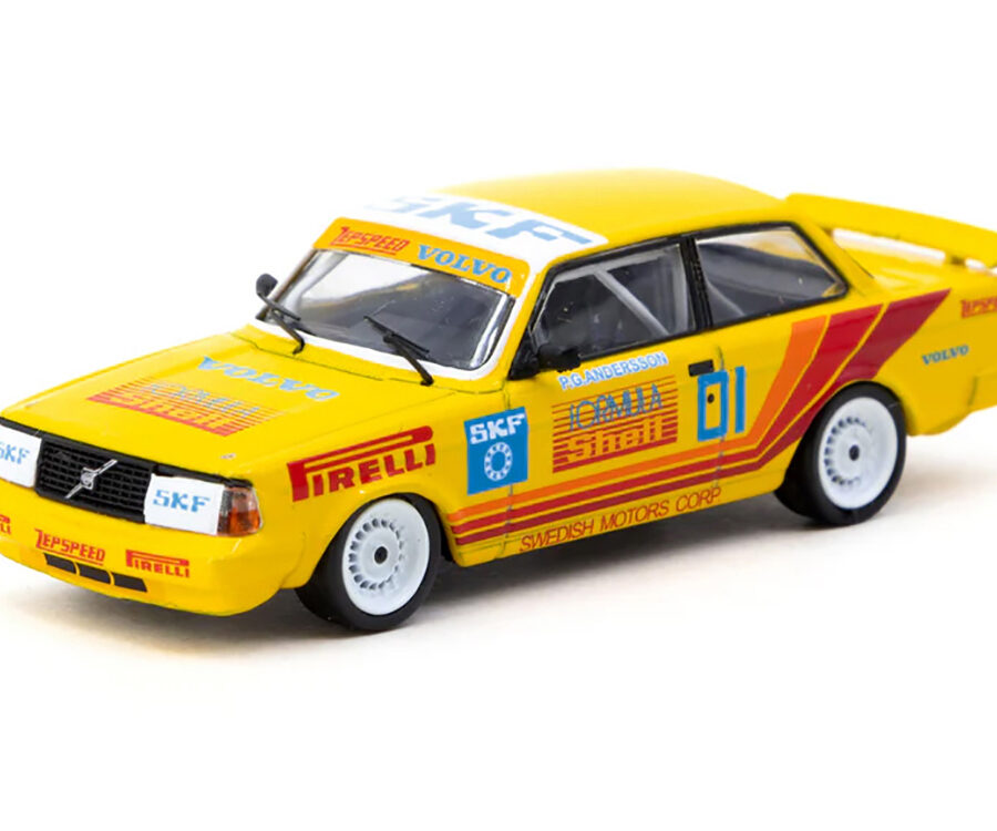 Volvo 240 Turbo #01 Per-Gunnar Andersson Winner "Thai Group A Championship Bira Circuit Pattaya" (1988) "Hobby64" Series 1/64 Diecast Model Car by Tarmac Works from the Race Track Wall Art store collection.
