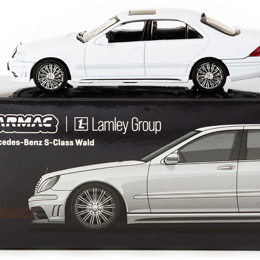 Mercedes-Benz S-Class Wald "Lamley Special Edition" Alabaster White "Global64" Series 1/64 Diecast Model by Tarmac Works Automotive
