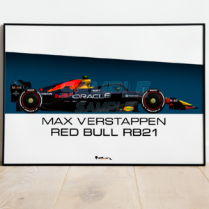 Max Verstappen 2025 Red Bull RB21 Print - Scuderia GP Max Verstappen by ScuderiaGP