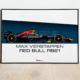 Max Verstappen 2025 Red Bull RB21 Print - Scuderia GP