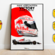 Max Verstappen 2025 Helmet Suzuka Japan Victory Print - Scuderia GP