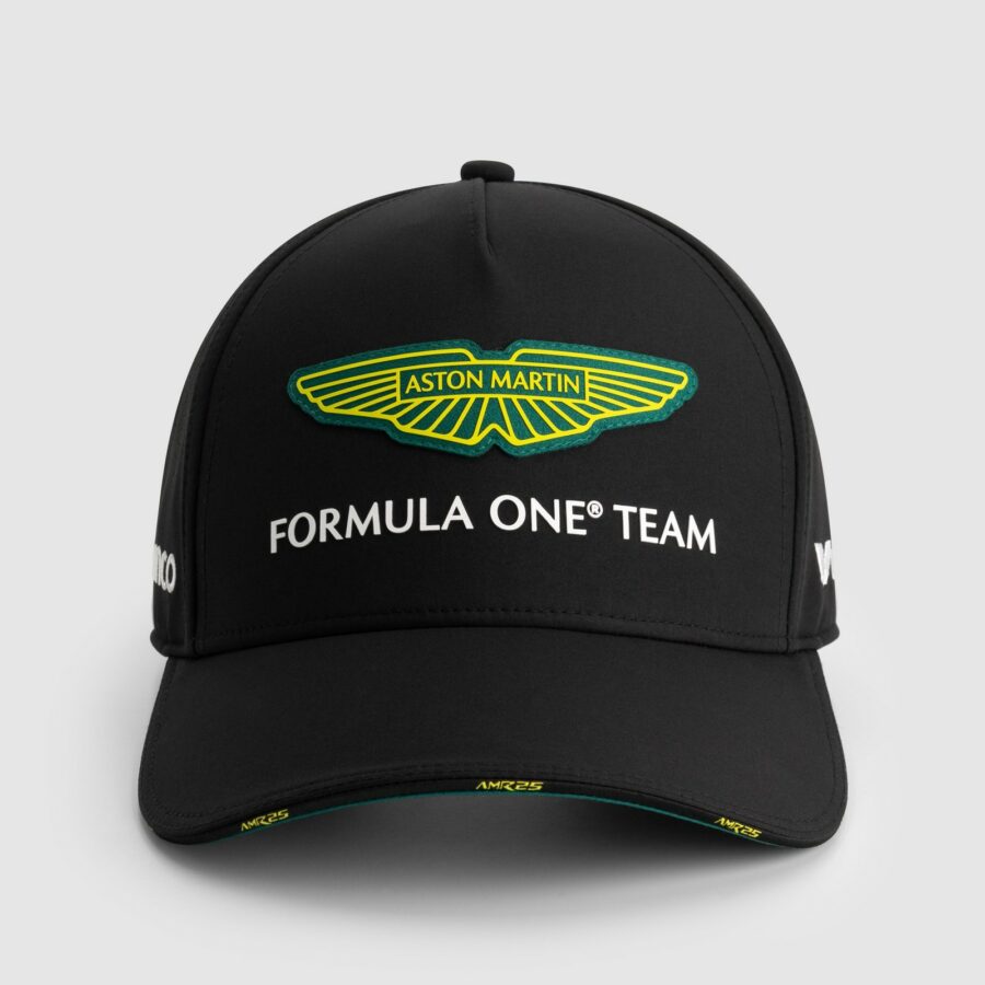 2025 Aston Martin F1 Team Cap - Black from the Sports Car Racing Caps store collection.