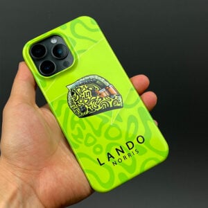 Lando Norris 2025 Helmet Livery Phone Case – LN04 Edition, McLaren F1 Racing Fan Merchandise F1 Flags by DIZZY CASE