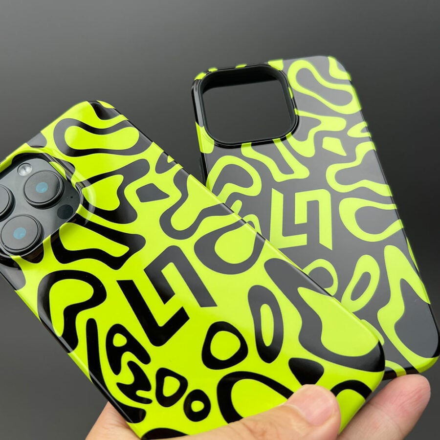 Lando Norris 2025 F1 Bahrain GP Night Race Helmet Livery Phone Case – LN04 Edition Bahrain GP - Sakhir Track Art