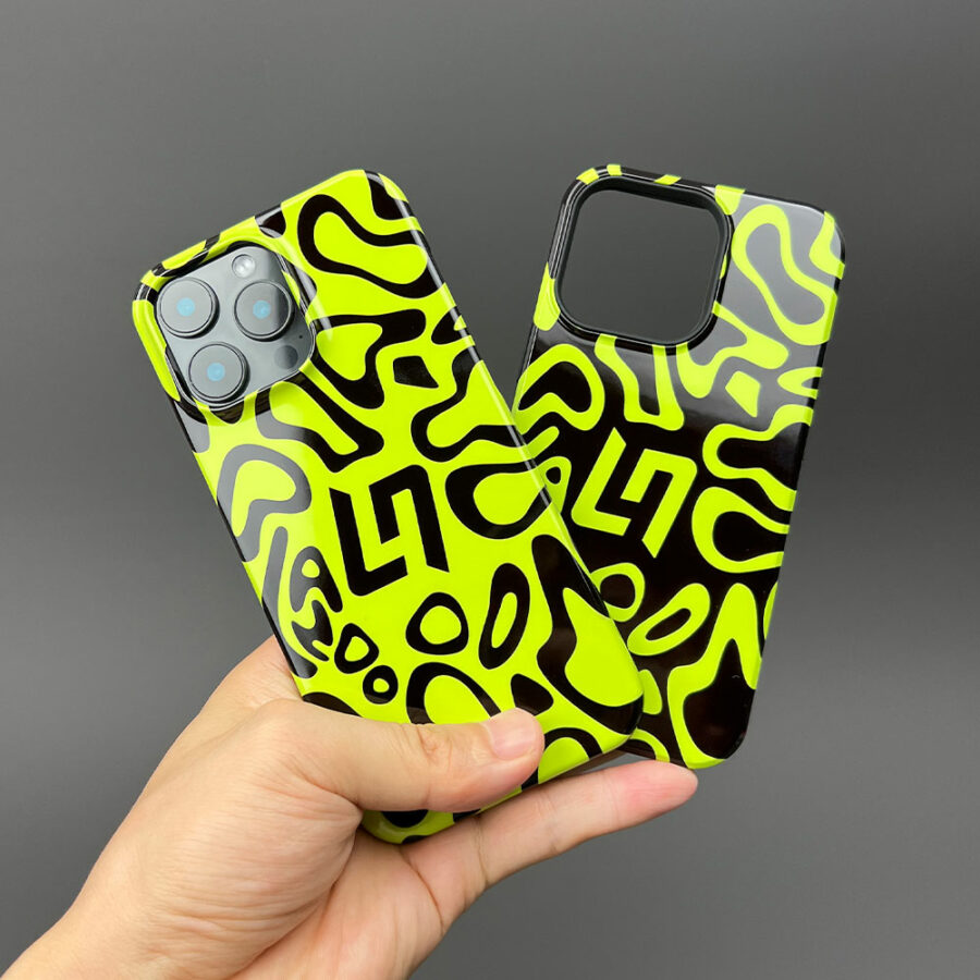 Lando Norris 2025 F1 Bahrain GP Night Race Helmet Livery Phone Case – LN04 Edition Bahrain GP - Sakhir Track Art
