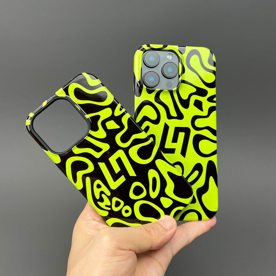 Lando Norris 2025 F1 Bahrain GP Night Race Helmet Livery Phone Case – LN04 Edition Bahrain GP - Sakhir Track Art